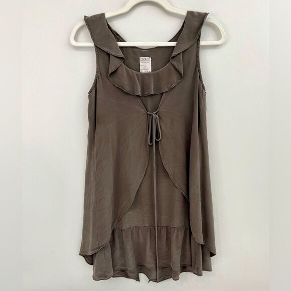 Georgie 100% Silk Layered Top XS - Picture 1 of 8